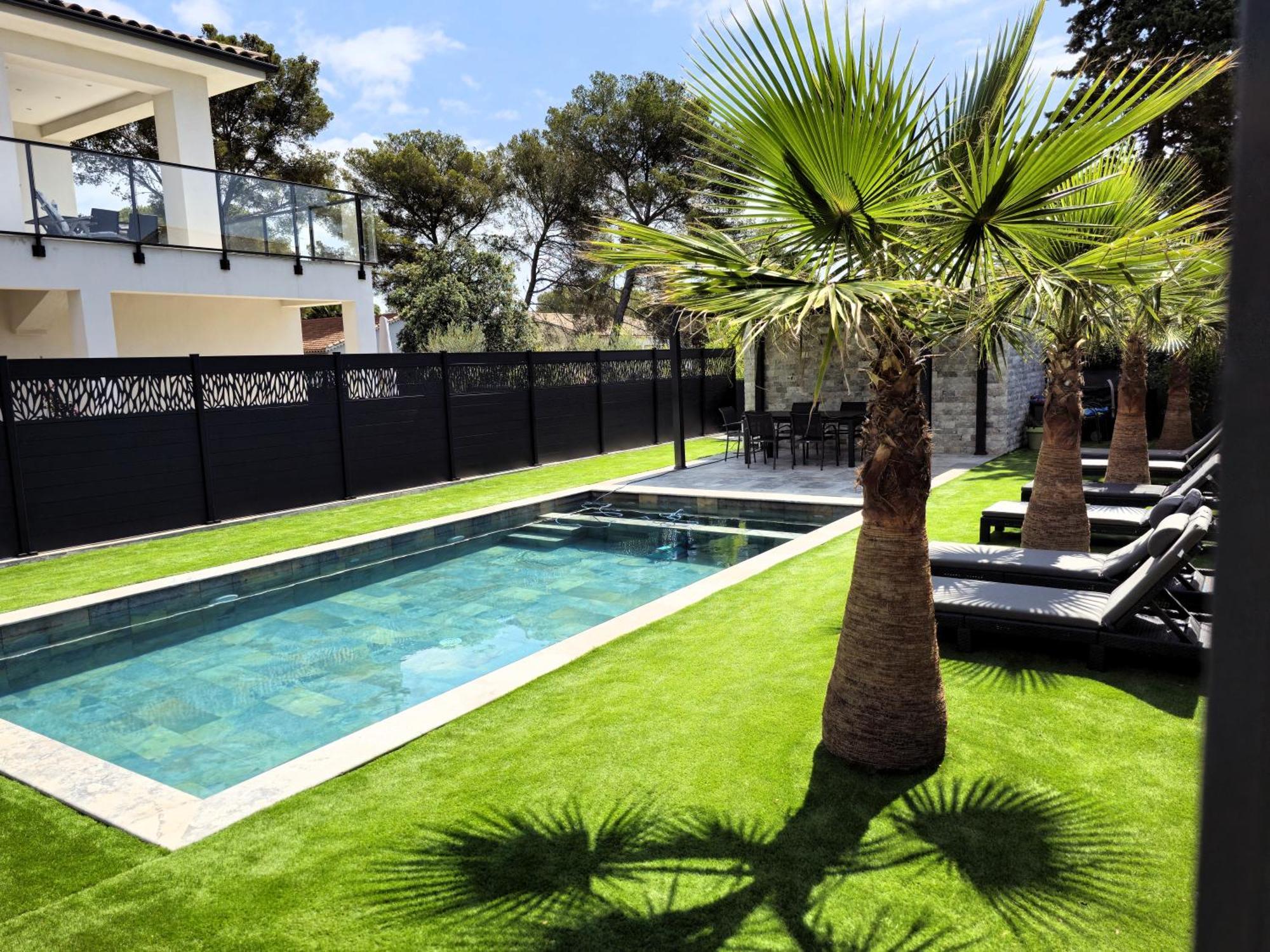 Etoile Du Berger Saint Aygulf 3 Villas Et 4 Appartements Jardin Individuel Et Piscine Chauffee En Saison - La Mer Et Les Plages 450 M Exterior foto